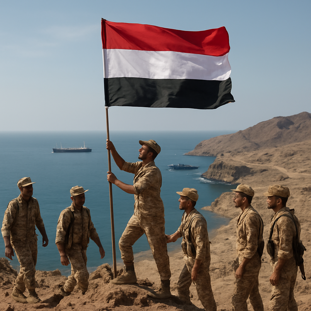 Yemeni Forces Retake Dhubab and Strategic Areas Near Bab al-Mandeb Strait