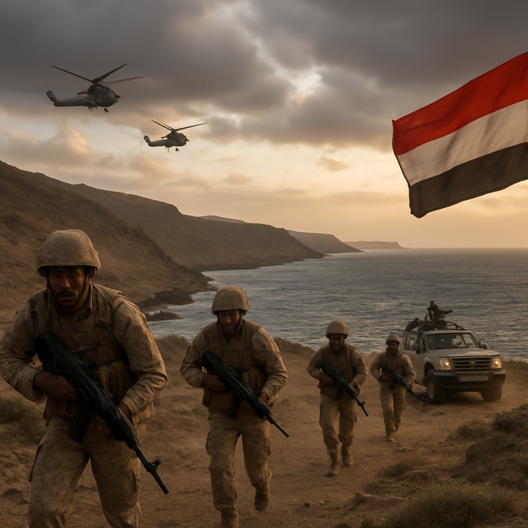 Yemeni Govt Forces Make Gains Near Bab el-Mandeb Strait Amid Intense Fighting